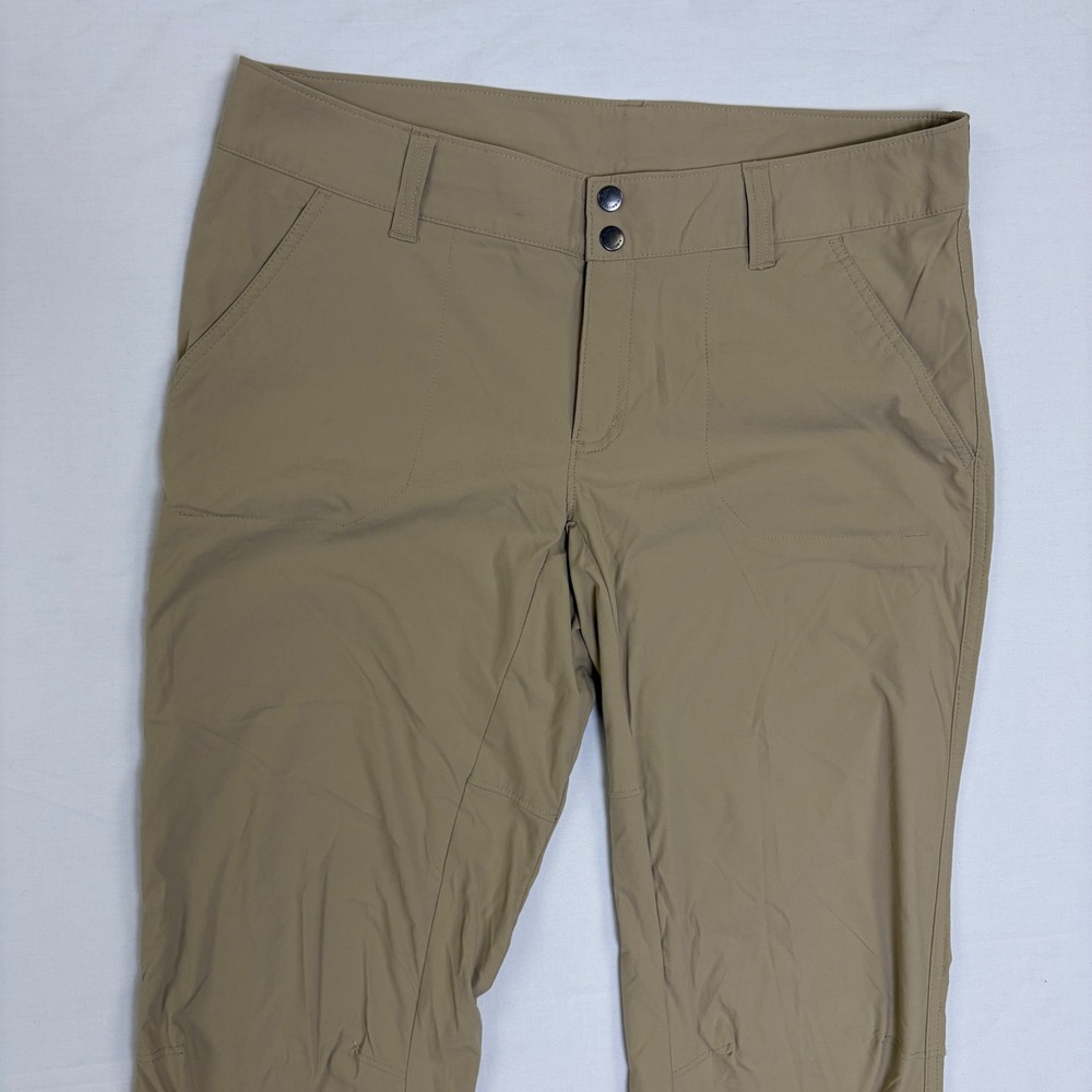Columbia Saturday Trail II Stretch Hiking Pants Tan Khaki Womens 14 Gorp - Picture 8 of 11